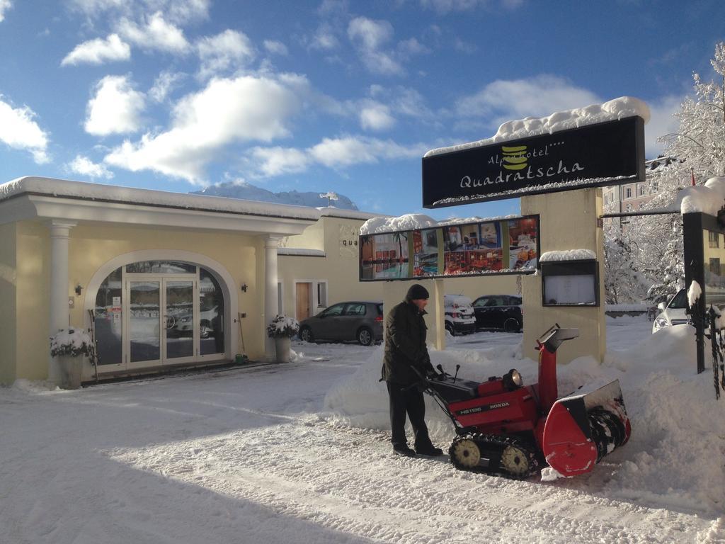 Quadratscha Alpenhotel Samedan Esterno foto