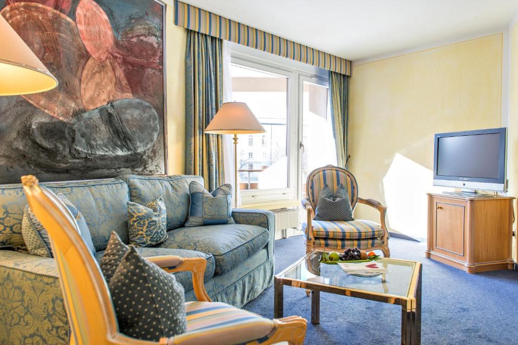 Quadratscha Alpenhotel Samedan Camera foto